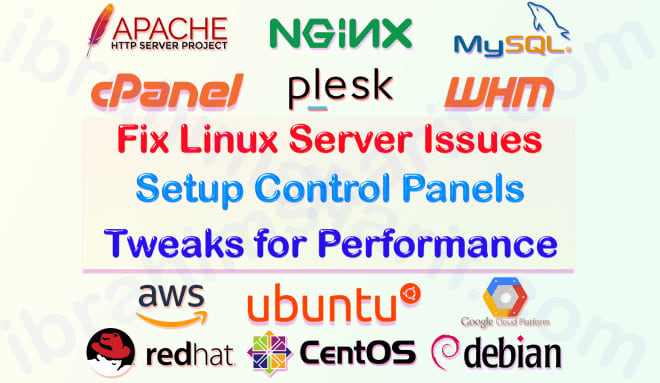 I will setup and fix cpanel, cloudlinux, apache, mysql, linux server issues