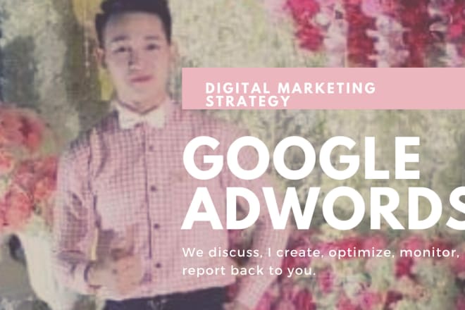 I will setup your facebook or google adwords campaign and manage it