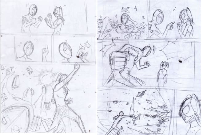 I will tranform your script in to amazing comic or manga storyboard