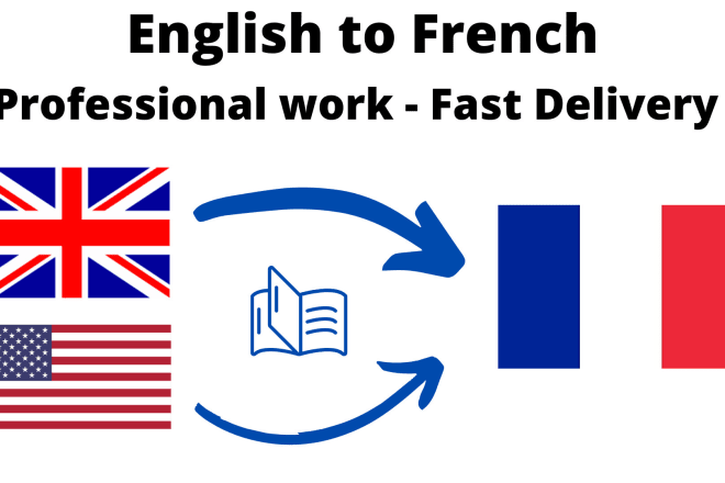 I will translate english to french