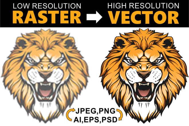 I will vectorize logo, convert to vector ai, eps, svg, pdf