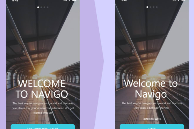 I will write ux ui contents for your mobile app