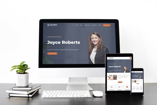 I will build credit repair, finance, accounting, investment, insurance, company website