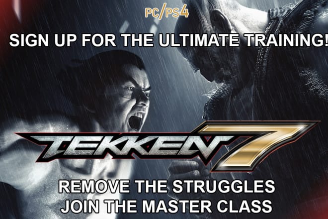 I will coach you in tekken 7 with a 3 week program