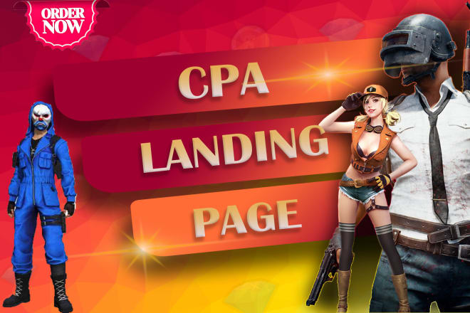I will create a high quality cpa landing page content locker