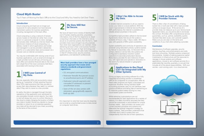 I will create a professional and clean whitepaper design