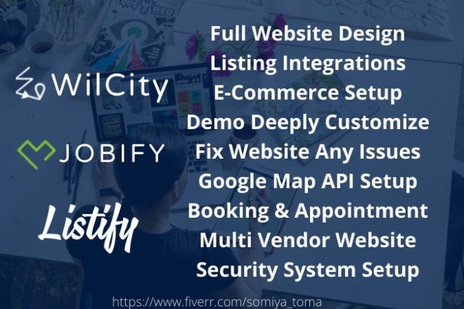I will create amazing directory website using wilcity, listify, jobify theme