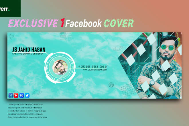 I will create outstanding facebook, instagram, youtube cover design