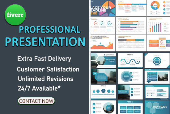 I will create powerpoint presentation design and templates
