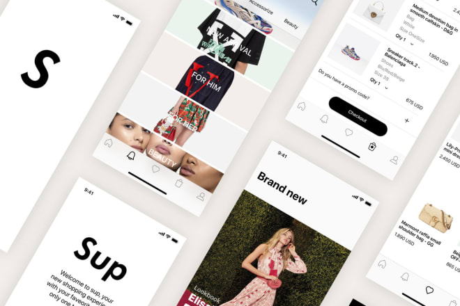 I will create the best UX UI for your new app