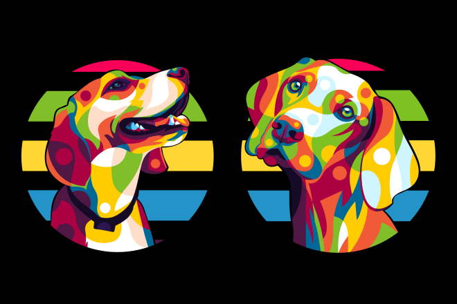 I will create your pet into pop art for present