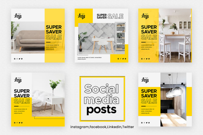 I will design 15 attractive social media posts, banner ads service in 24 hours