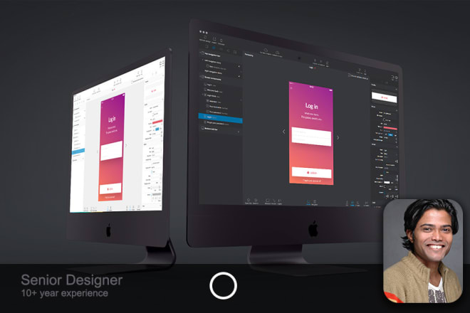 I will design app prototype screen in supernova studio