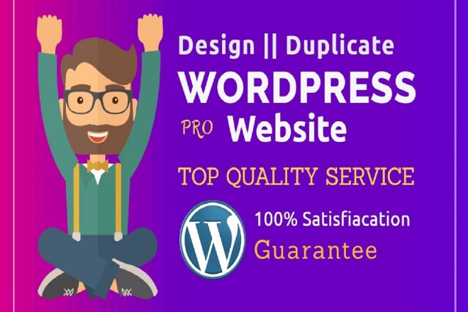 I will design, clone same to same any website to wordpress website design