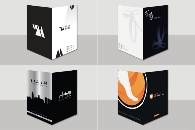 I will design creative presentation folders