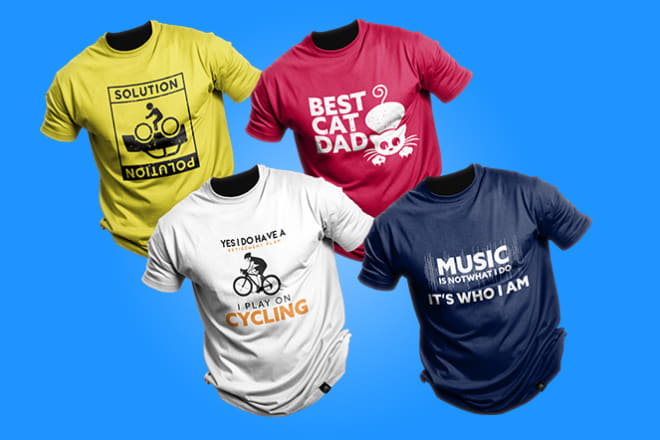 I will design custom tshirt for print on demand and branding