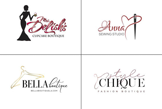 I will design fashion boutique logo