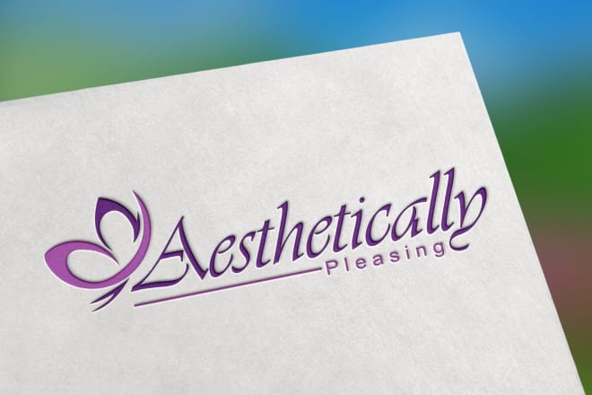 I will design feminine cosmetic, spa and skincare logo design