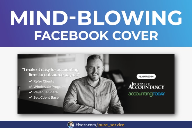 I will design mind blowing facebook business cover photo