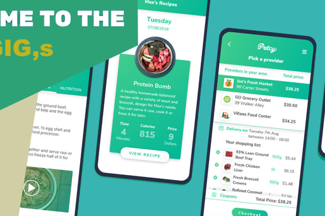 I will design the best ui and ux for mobile apps
