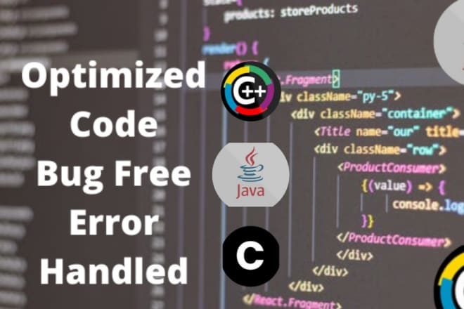 I will develop flawless c, c sharp, java, and python applications