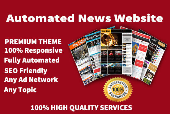 I will develop monetized wordpress autoblog for the latest news