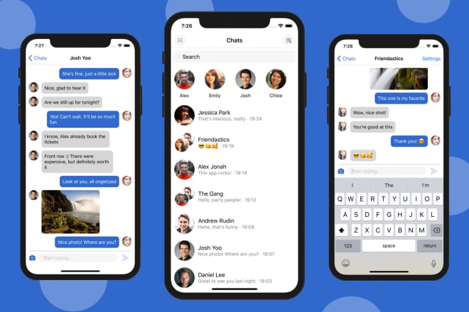 I will develop social media app, dating app, random chat app, social chat app