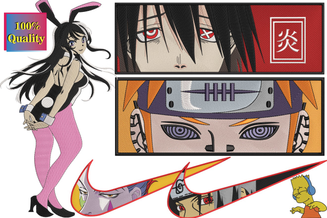 I will digitize any anime or cartoon img for embroidery