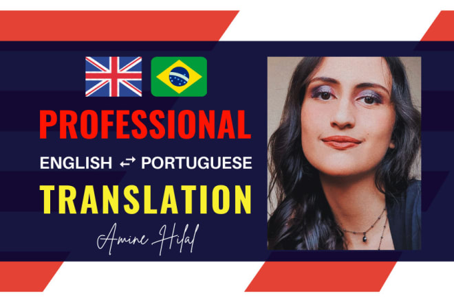 I will do a professional english portuguese translation
