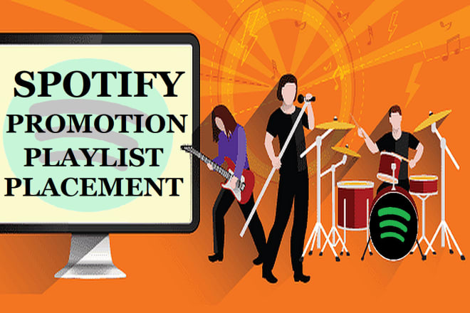 I will do hip hop spotify music playlist placement promotion