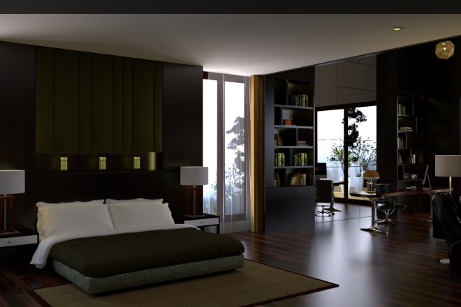 I will do interior and exterior design