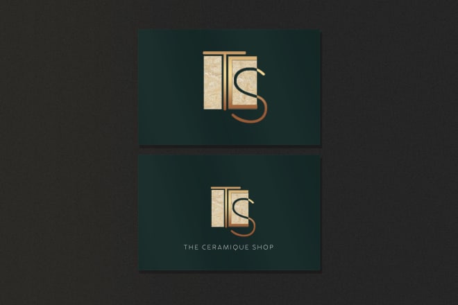 I will do luxury minimalist business card