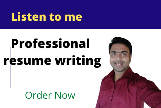 I will do professional resume writing service