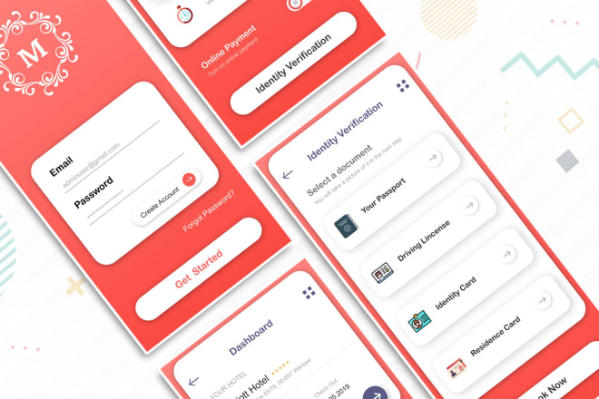 I will do stunning app design in invision studio