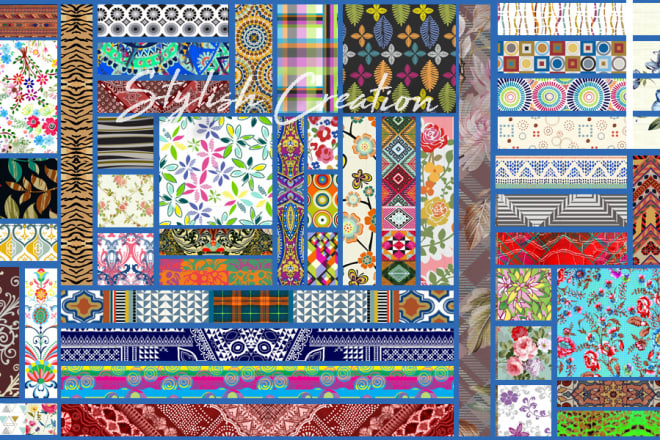 I will do textile fabric design and seamless pattern