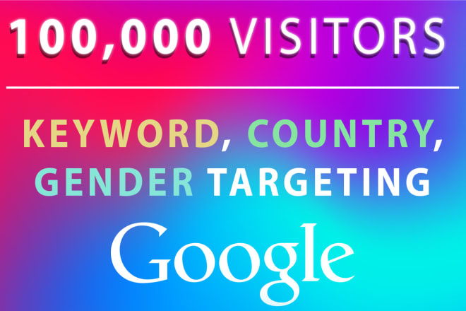 I will do the google white hat seo and keyword targeted traffic