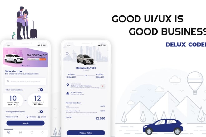 I will do uiux and mockup designing