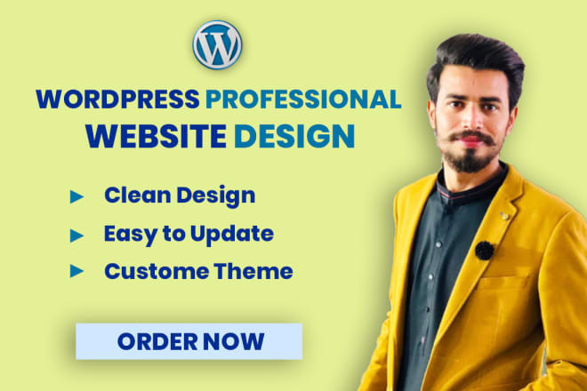 I will do wordpress website development and web design