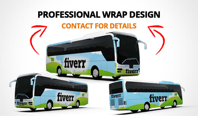 I will do wrap bus design or any vehicle wrap design
