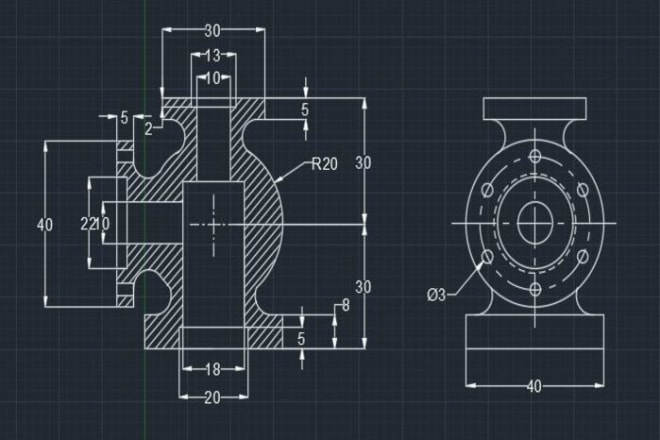 I will draft 2d mechanical drawings in autocad