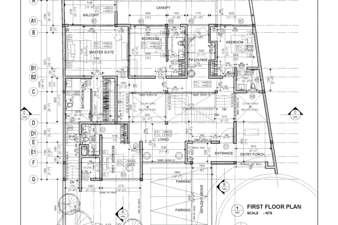 I will draw all category architectural drawing