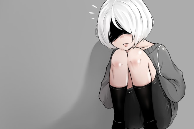 I will draw anime character for you