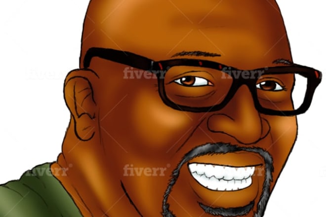 I will draw professional digital cartoon caricature, avatar, illustration