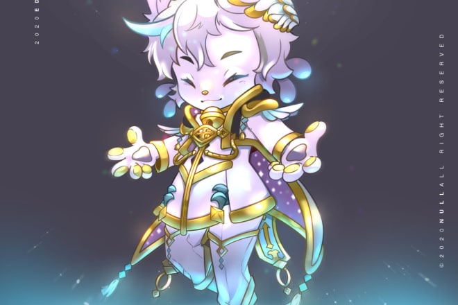 I will draw you character in HQ chibi style