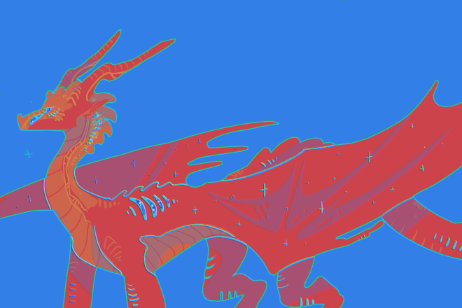 I will drawing dragons is my favorite hobby