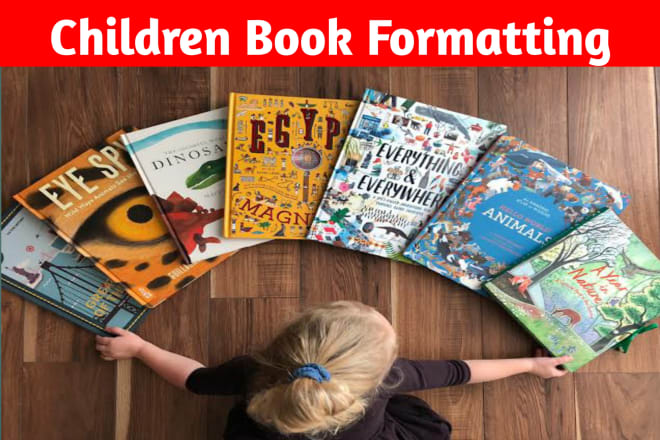 I will format your children or picture book for any publisher