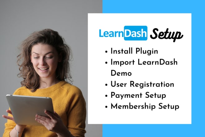 I will install and setup learndash lms and import learndash demo
