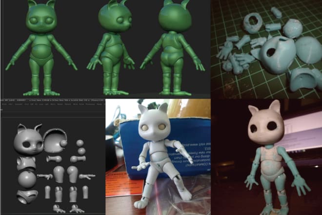 I will make 3d model for 3d printing