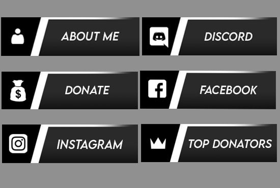 I will make simple twitch panels