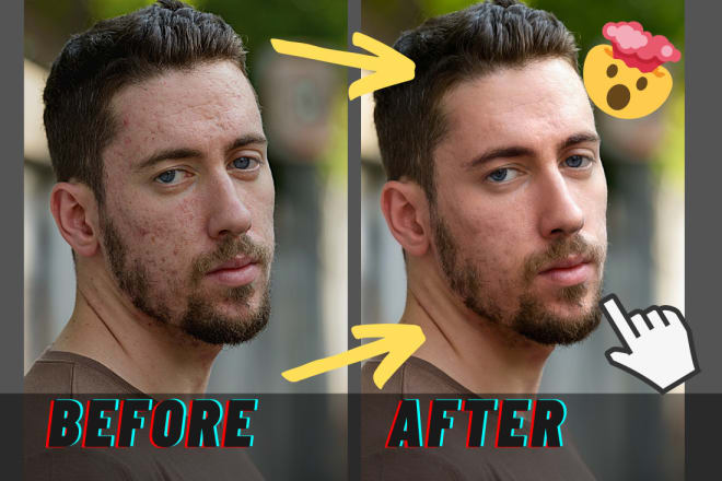 I will miraculous before and after photo retouching